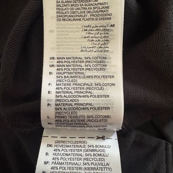 Adidas Black Golf Cardigan – Eco-Conscious Performance Layer - Size S - Picture 6 of 9